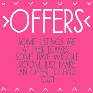 👍🏻REASONABLE OFFERS WELCOME👍🏻